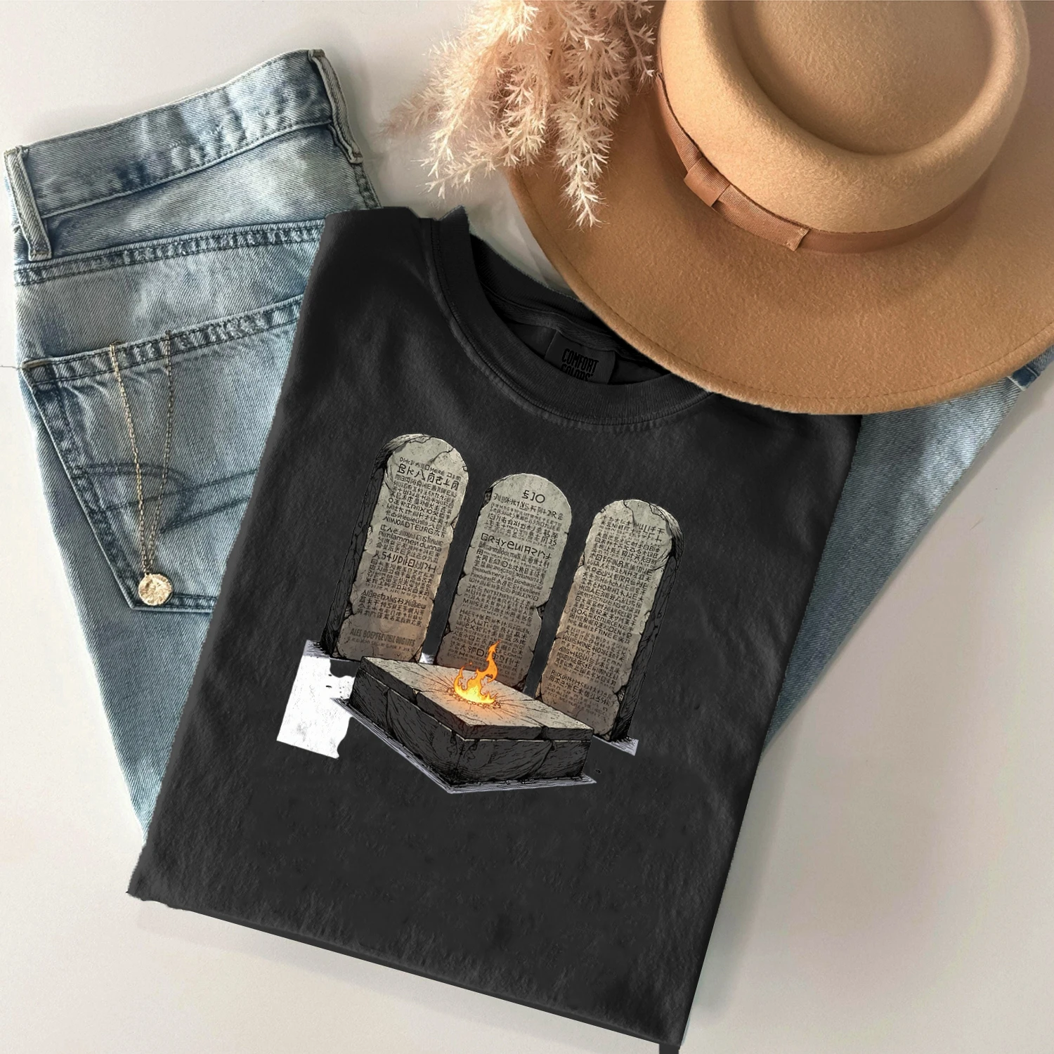 Vintage Sports Cotton Daily Tshirt Retro Cartoon Prints Tombstone Design Casua l T Shirts Fashionable For Women's Tee Gym Ready - Image 4