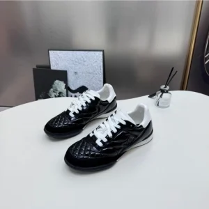New diamond lattice small fragrant wind casual single shoes sneakers leather thick sole fashion board shoes, de training shoes