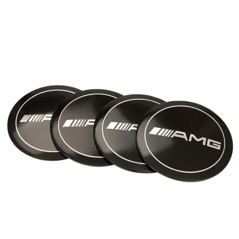 75mm Car Wheel Hub Emblem Sticker for Mercedes Benz W203 W204 W205 W209 W210 W211 W212 W176 W166 W163 W221 Auto Rim Center Decal - Image 2