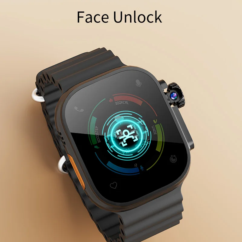 DW100 Ultra Smartwatch 4G/5G AMOLED Smartwatch with Rotating Camera 8GB+128GB GPS/WiFi/NFC/SIM Android 8.1 Sport Watch - Image 3