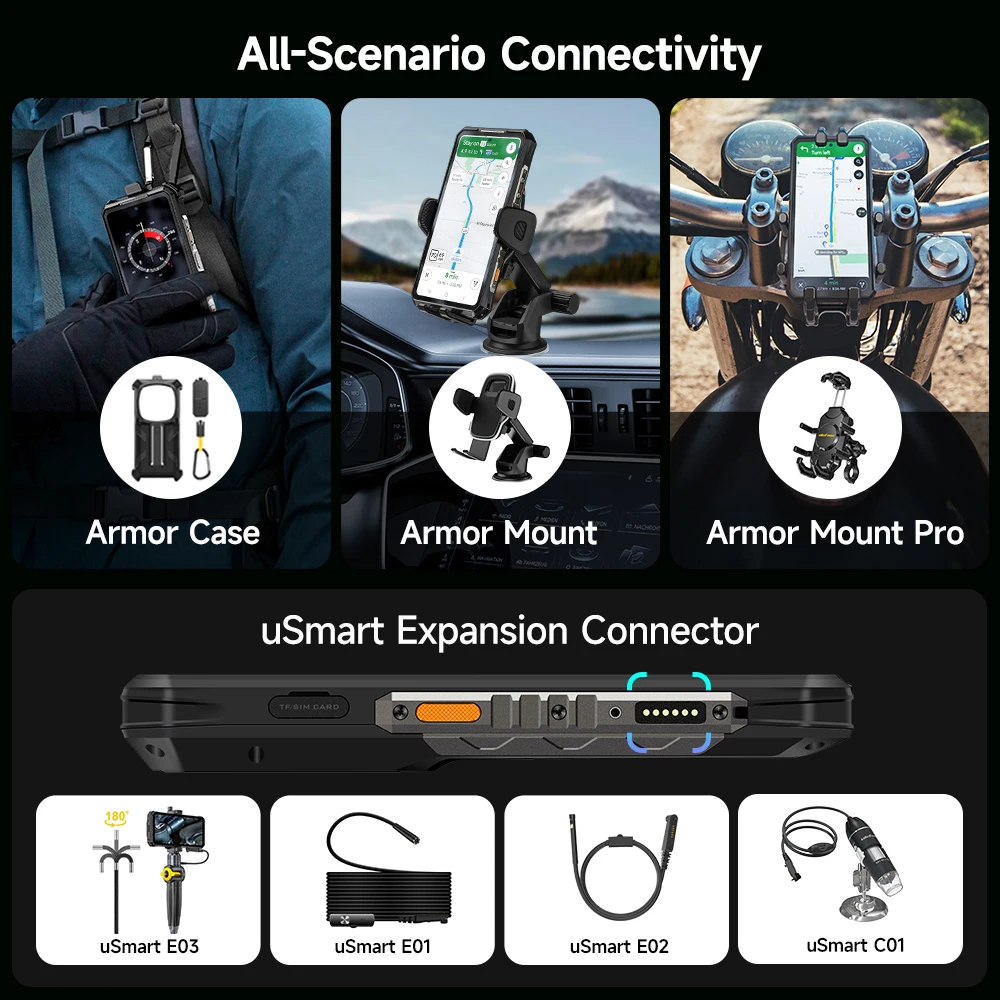 【World Premiere】Ulefone Armor 28 Ultra 5G AI Rugged Phone 1TB ROM+32GB RAM Android Smartphone AMOLED 6.67" 10600mAh Mobile phone - 图片 6