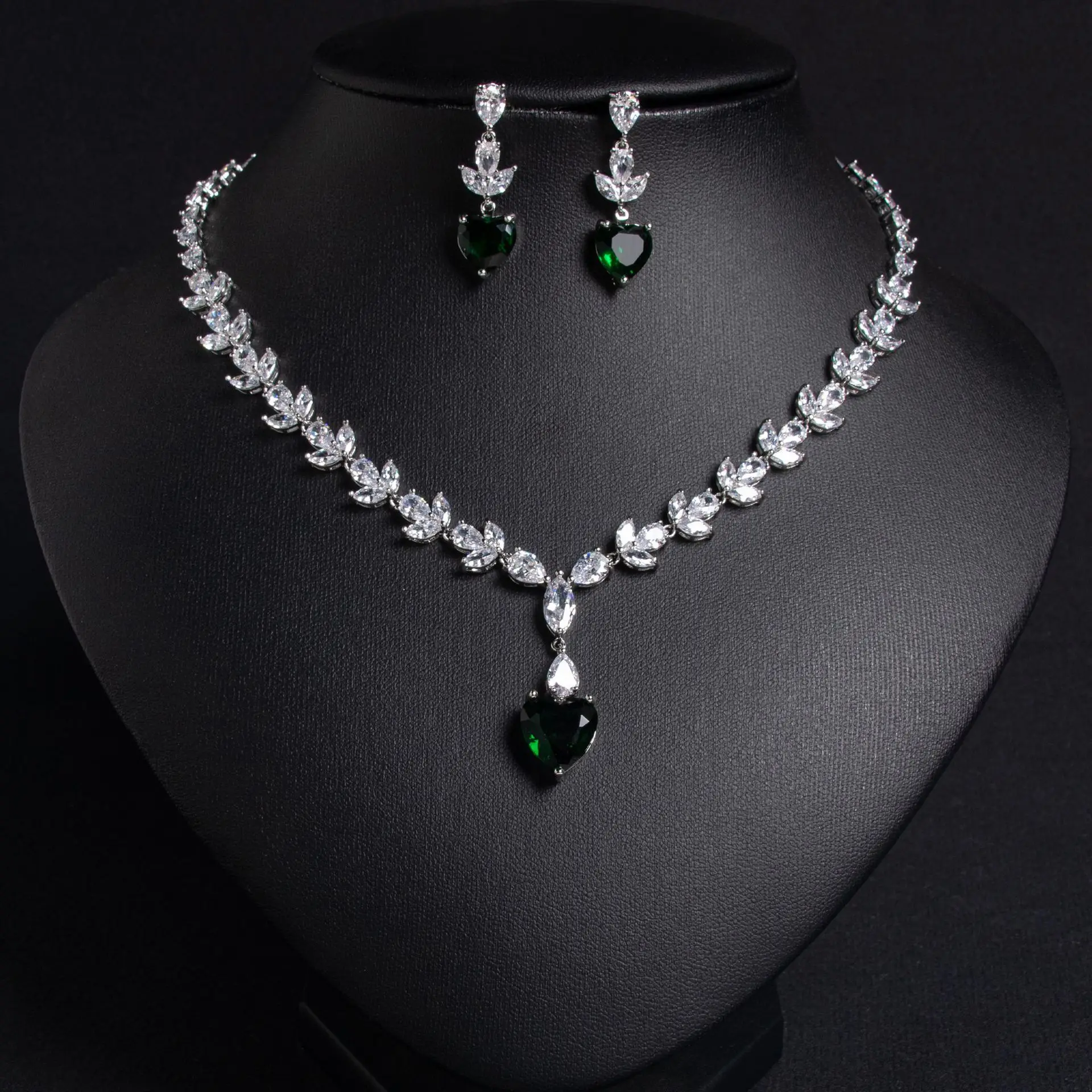Luxury Bridal Jewelry Set Women Necklace And Earrings Set Cubic Zirconia CZ Wedding Jewellery Set Party Prom Accessories Gift - Image 7