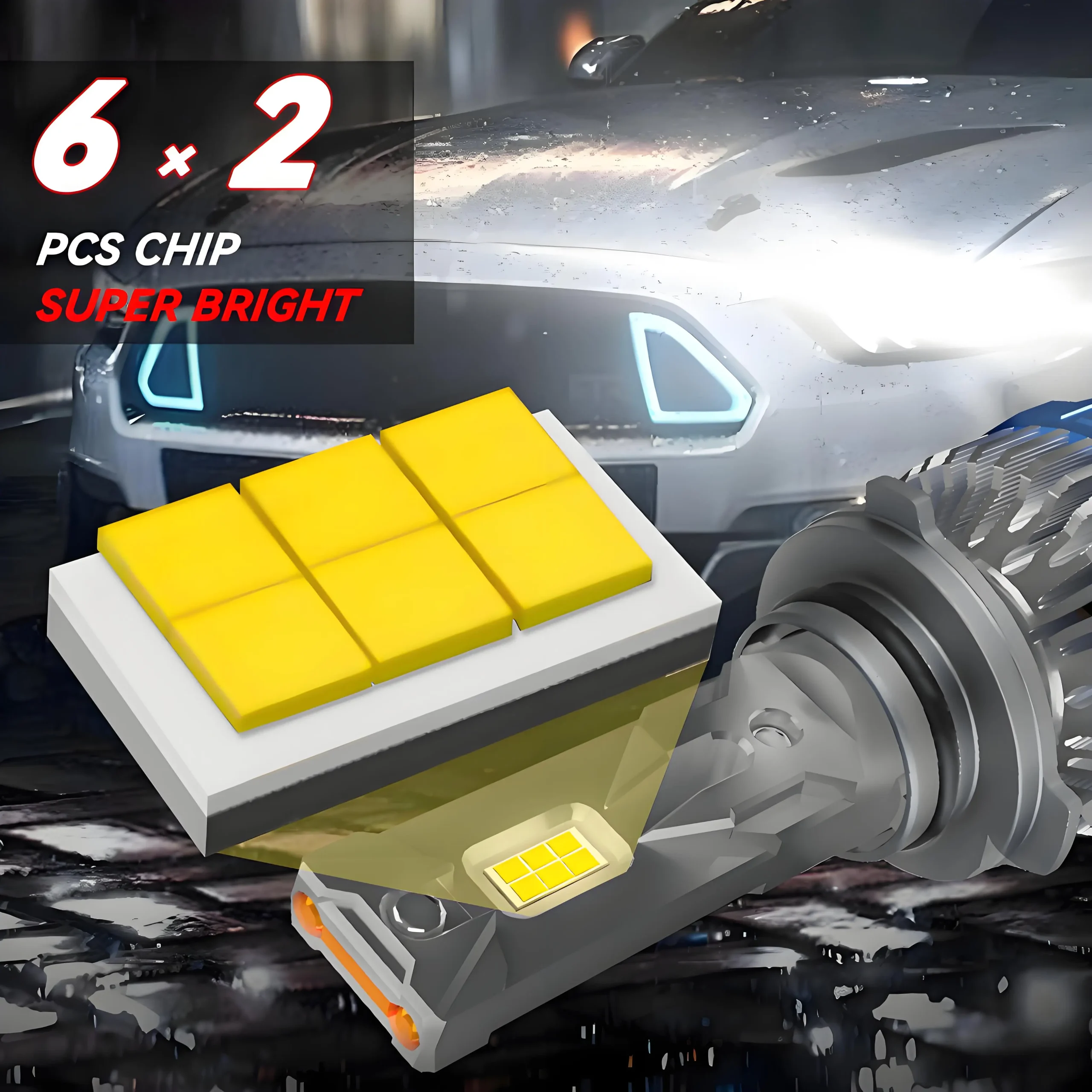 EAGLEVISION Led Headlight Lamp Bulb for Cars H4 Turbo Canbus 12v 24v 1800W High Power Lamp HB3 HB4 9012 H1 H4 H7 H11 H13 - Image 5