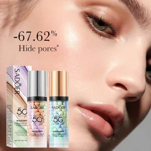 40ml Sunscreen Isolation Cream 3color Face Primer Makeup Moisturizing Cream Invisible Pores Facial Brighten Correcting Cosmetics