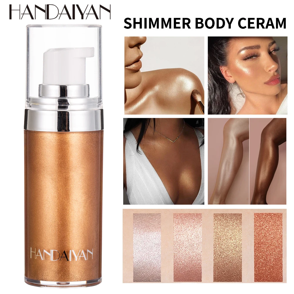 HANDAIYAN Face Highlighter Lotion Summer Beach Sexy Full Body Glow Body Highlighter - Image 2