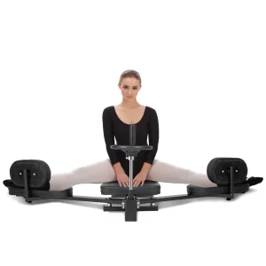 Woman Leg Stretcher Machine Gymnastics Yoga Crotch Ligament Splits Crotch Home Gym Yoga Leg Training Fitness Equipment W/Cushion