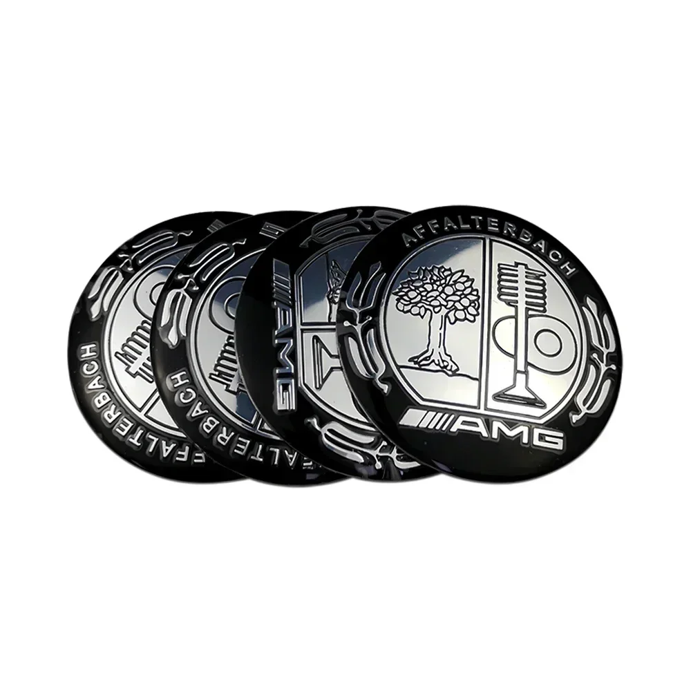 75mm Car Wheel Hub Emblem Sticker for Mercedes Benz W203 W204 W205 W209 W210 W211 W212 W176 W166 W163 W221 Auto Rim Center Decal - Image 7