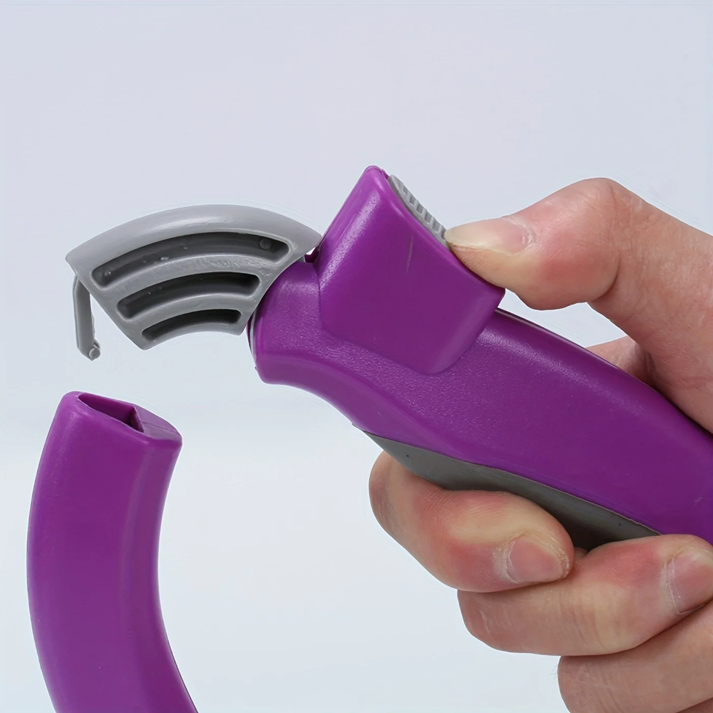 1 Piece One-Hand Self-Locking Bag Holder for Grocery Shopping-Convenient and Secure Grip for Easy Carrying - Image 3