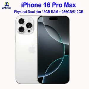 Original Apple iPhone 16 Pro Max Smartphone 256GB 512GB iOS 18 6.9" Super Retina XDR OLED 48MP Triple Cameras 5G Modile Phone