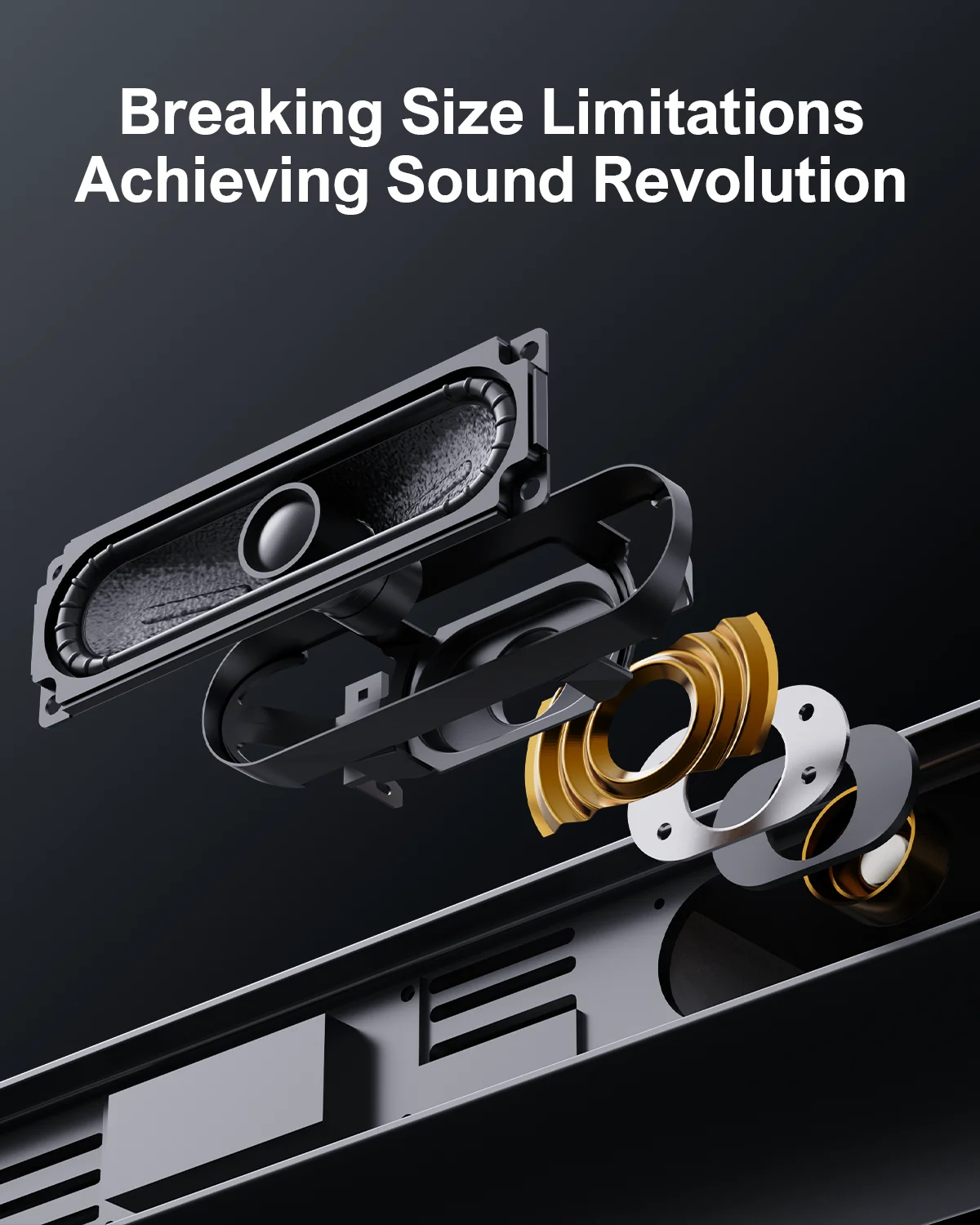 ULTIMEA 190W 2.1 Soundbar with Dolby Atmos,3D Surround Sound System with Subwoofer for TV,Home Theater Bluetooth Speakers - Image 4