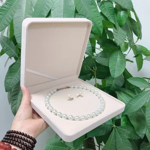 Wholesale Pearl Necklace Gift Display Jewelry Set Box Wedding Ring Earring Bracelet Jewellery Packaging Storage Organizer