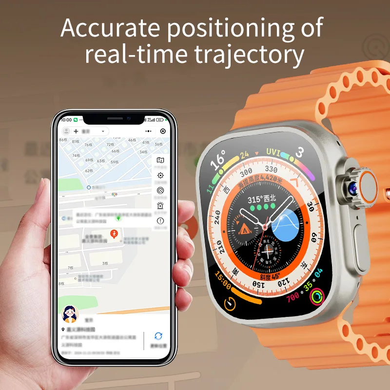 DW100 Ultra Smartwatch 4G/5G AMOLED Smartwatch with Rotating Camera 8GB+128GB GPS/WiFi/NFC/SIM Android 8.1 Sport Watch - Image 5