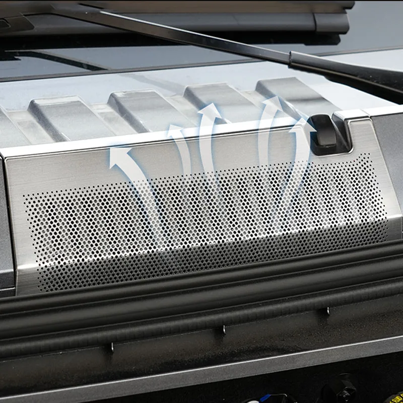 BYD Leopard 5 Car Hood Air Inlet Filter Fit Modified Auto Engine Anti-blocking Dust-proof Metal Cover Car Upgrade Parts - Image 2